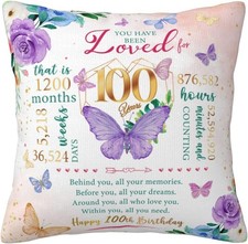 Birthday Gifts for 100 Year Old Woman, 100th Birthday Decorations for Women, 100