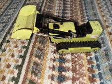 Vintage Tonka T-6 Bulldozer / Front Loader (Metal, Made in USA, Green/Black)
