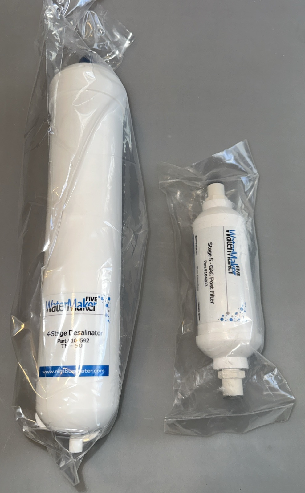 Nimbus Products WaterMaker 5 Replacement Water Filter Part #104592 + #104803 New