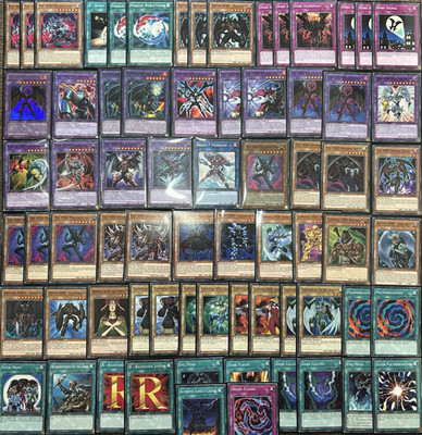YuGiOh 70 Karten Sleeved Classic Fusion Elementar & Böser HERO Deck mit Extra & Seite