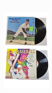 Denny McLain Detroit Tigers Pitcher At Organ Vinyl Record & Baseball 100 Year