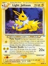 Pokemon Light Jolteon (48/113) Neo Destiny HP