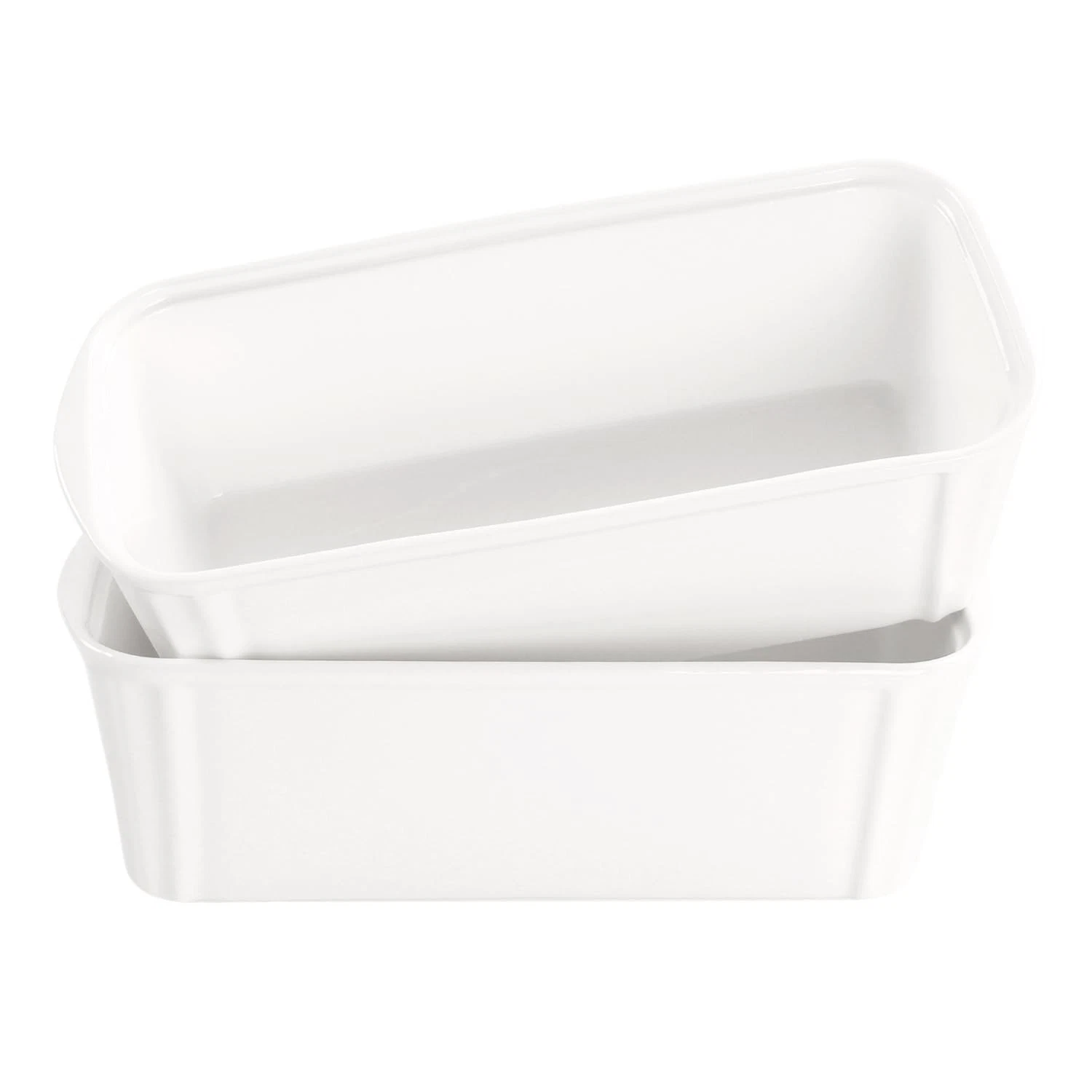 jinsongdafa 9" x 4" Healthy Ceramic Mini Rectangular Baking Bread Loaf Pan Ba...