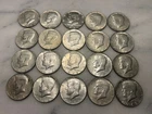 20 Kennedy 1968 D Half Dollars 40% Silver Very Good Condition # 13