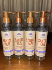 Lot Of 4 Tree Hut Santal Haze Moisturizing Shave Oil, Gel-to-Oil Formula 7.7oz.