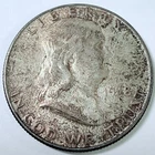 1948 US Franklin 90% Silver Half Dollar Circulated Coin #6493