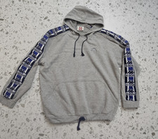 Kappa Gray Pullover Hoodie Sweatshirt Mens L XL 