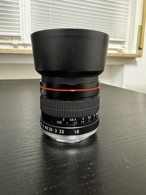 Lightdow 85mm F1.8 Potraitobjektiv für Canon EOS