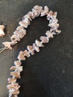 Vintage pink And White Shell Chip Puka Or Conch Necklace — photo 4