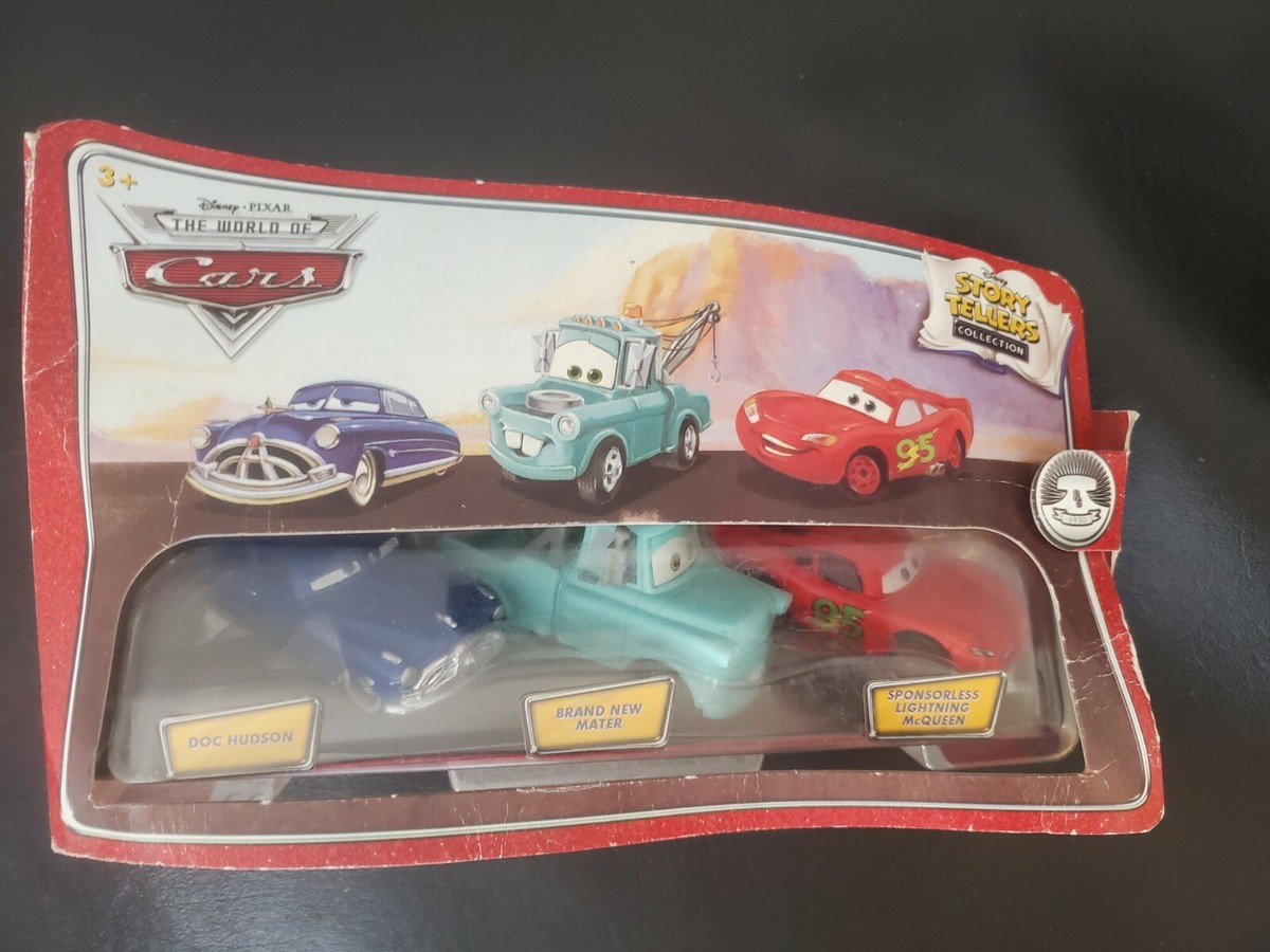 DISNEY PIXAR CARS DOC HUDSON NEW MATER SPONSORLESS MCQUEEN STORY