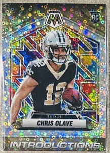 CHRIS OLAVE🔥SSP RARE🔥ROOKIE INSERT NO HUDDLE DISCO🔥2022 Mosaic INTRODUCTIONS