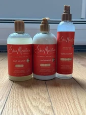 SheaMoisture Curl Stretch Shampoo, Conditioner & Refresher Spray, 3 Pack Set