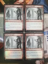 Faithless Salvaging SKETCH FOIL 4x *$10 Off Every $35 Sale!* Magic MTG Card -MH2