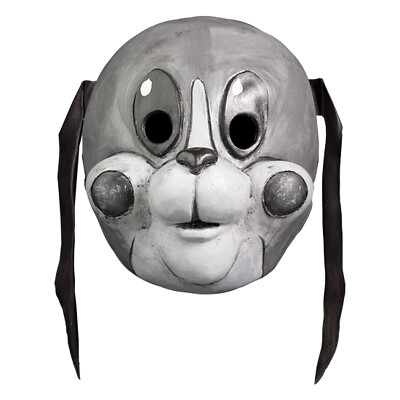 Umbrella Academy Cha Cha Squirrel Halloween Costume Latex Mask Black White Grey