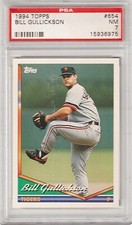 1994 Topps #654 - Bill Gullickson Tigers PSA 7