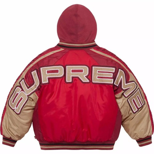 Supreme Hooded Stadium Jacket - Red - Size XLarge XL - In hand - Ready ...