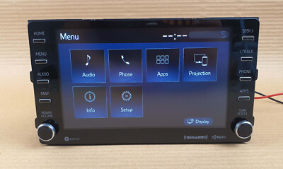 2020 Toyota Highlander HD radio Gracenote SiriusXM Touch screen 86140-0e340 Oem