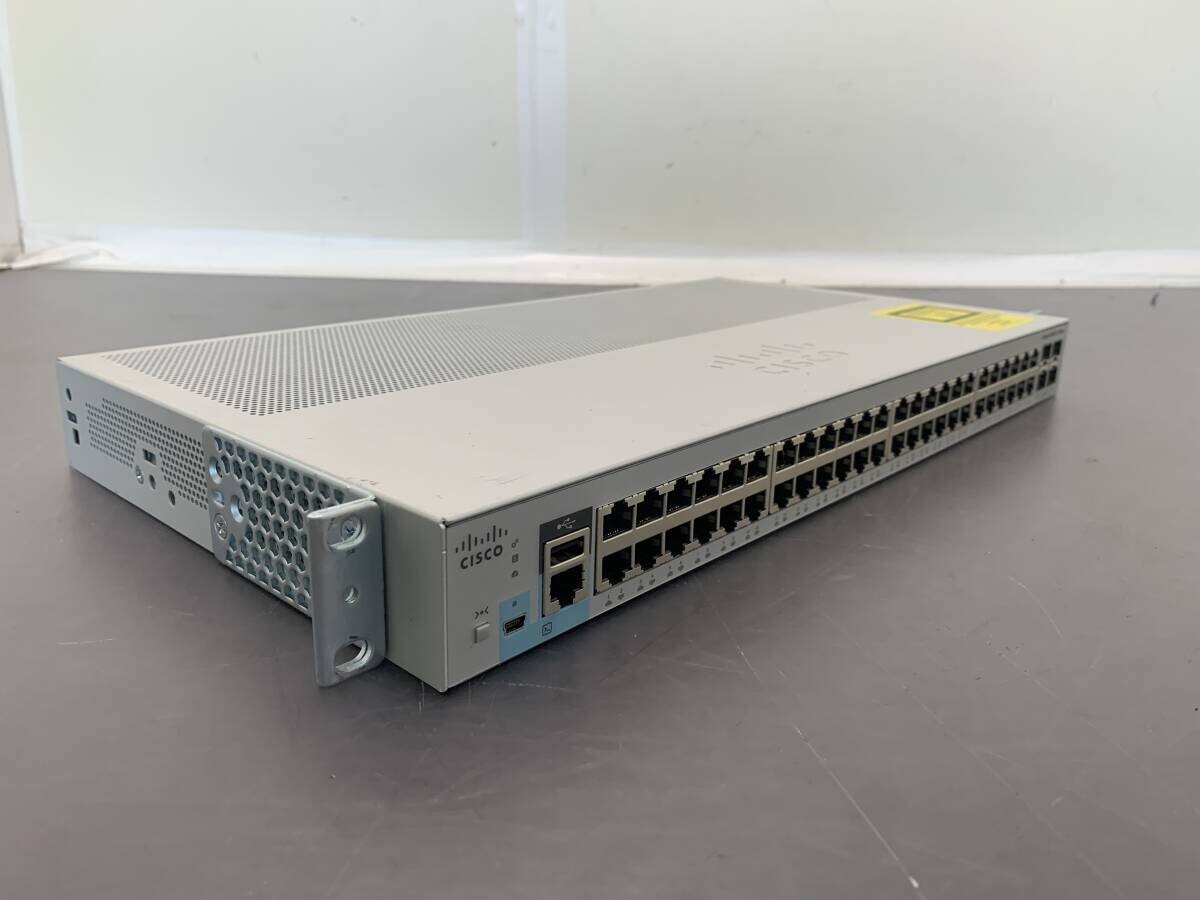 Cisco Catalyst WS-C2960L-48TS-LL 48 V02 Port Gigabit SFP Switch