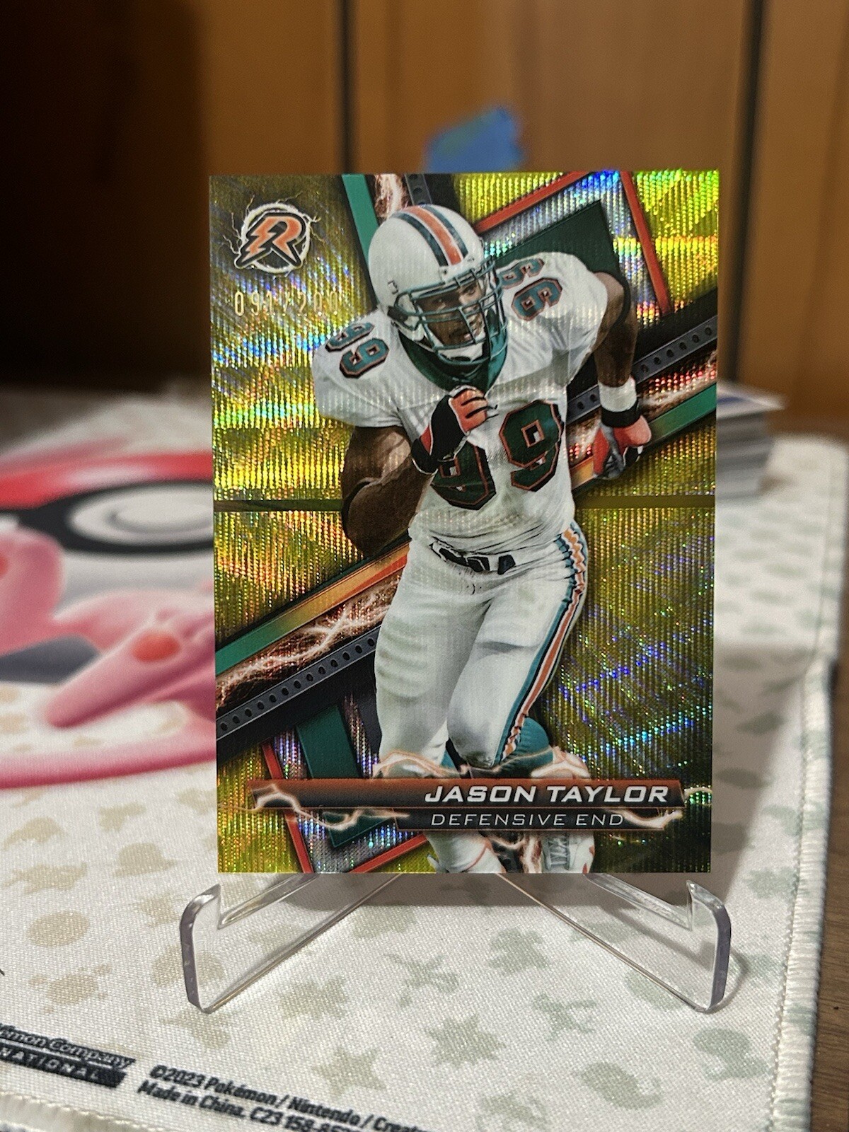 Jason Taylor Topps Composite #88 Yellow Surge