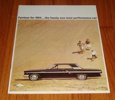 Original 1964 Ford Fairlane 500 Sales Brochure Catalog Hardtop Sedan Wagon Original 1964 Ford Fairlane 500 Sales Brochure Catalog Hardtop Sedan Wagon
