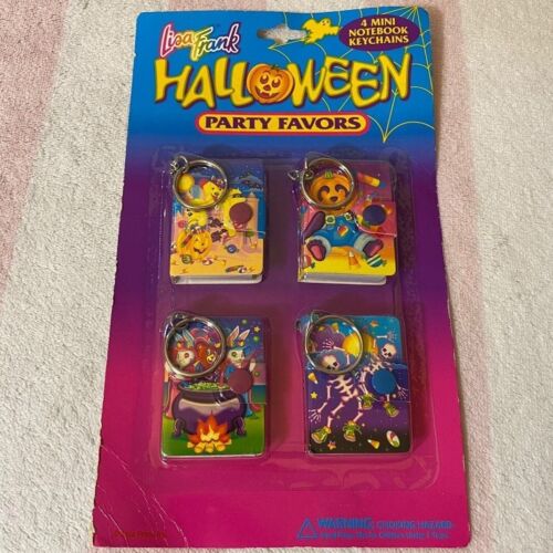 Vintage Lisa Frank Halloween Mini Snap Notebook Keychain Party Favors *Sealed* - Picture 1 of 5