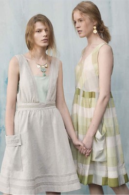NWOT Anthropologie Maeve Inwood Silk Green Plaid V-Neck Dress Size 0 | eBay