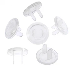 Outlet Plug Covers Clear Child Proof Electrical Protector Safety Caps 12 or 52Pc