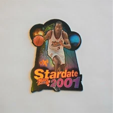 Allen Iverson 1997-98 E-X2001 Stardate 2001, Read Description