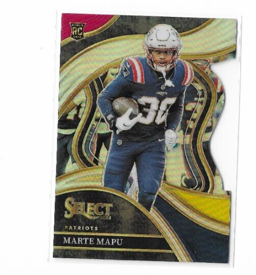 Marte Mapu 2023 Panini Select Red & Yellow Prizm Die Cut Club