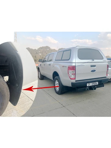 4pcs Front & Rear Mud Flaps Splash Mud Guards For 2011-2018 Ford Ranger T6 T7 - Picture 5 of 10