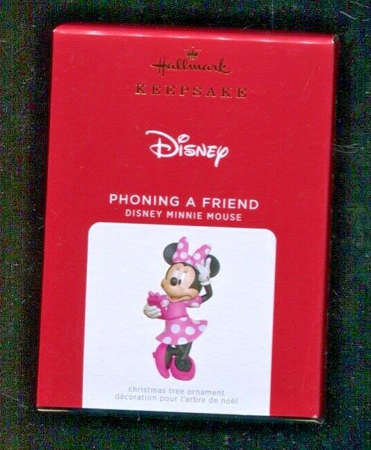2021 Hallmark Ornaments - PHONING A FRIEND - Disney Minnie Mouse -  New in Box