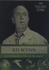 Twilight Zone Rod Serling Edition Ed Wynn Mirror Board Card M4