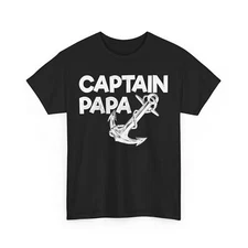 Captain of the Boat Shirt, Captain Papa Boating Lovers Dad Men Vintage Shirt 