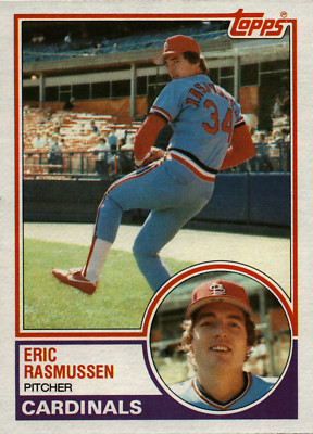 1983 Topps Eric Rasmussen Cardinals #594 Centered Mint | eBay