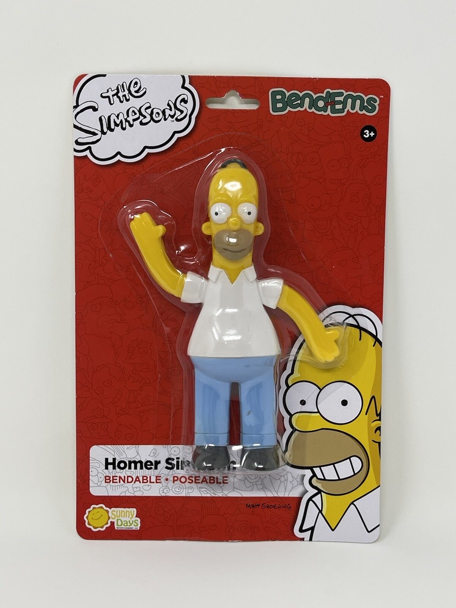 The Simpsons Bendable Figures 90年代 Set of 5 The Simpsons Bendable Action Figures 1990 Jesco