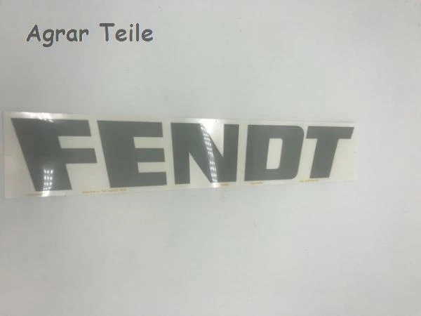 FENDT Aufkleber Schriftzug Kabine Größe 33 x 5,5 cm grau Farmer