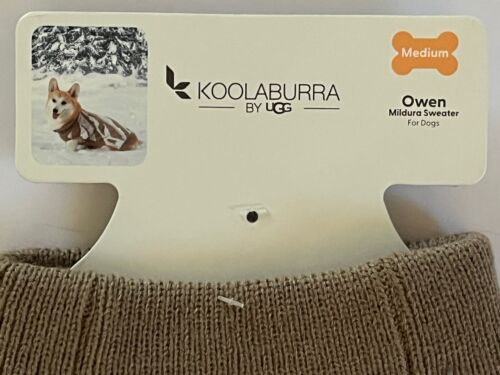 Maglione Koolaburra by Ugg OWEN Mildura cani taglia media maglia neutra Oeko Tex nuovo con etichette - Foto 7 di 7