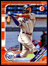 2019 BOWMAN DRAFT ORANGE #BD13 IZZY WILSON TAMPA BAY RAYS/25