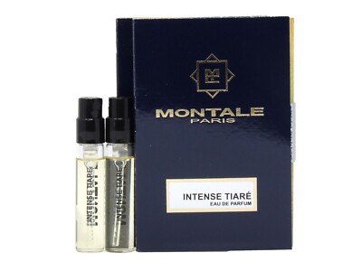 MONTALE PARIS INTENSE TIARE EDP 2.0ml .06oz x 2 COLOGNE PERFUME SPRAY SAMPLES
