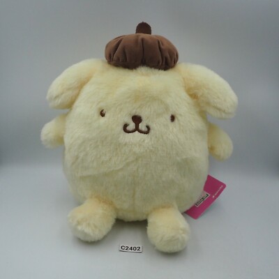 Pompompurin C2402 Sanrio License Nakajima 2015 Plush 7'' TAG Plush Toy Doll japan