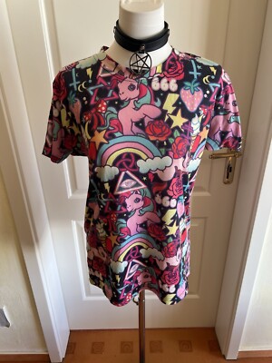 Killstar shirt T-Shirt rosa einhorn s vintage grunge gothic boho blogger