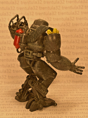 Trendmasters Cubix Robots for Everyone 4.5" KOLOSSAL ROBO THUG Bot Action Figure - Picture 10 of 15