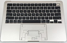 Apple MacBook Air 13" Starlight Gold M3 2024 A3113 Keyboard Inner Top Case OEM