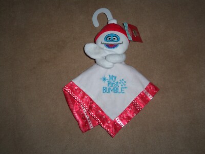 New My First BUMBLE LOVEY Rudolph Red Nosed Reindeer Security Blanket ...