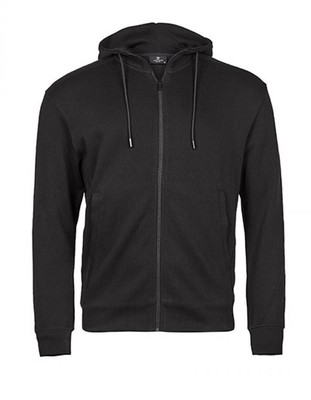 Tee Jays 5508 | Ribbed Interlock Hooded Full Zip Kapuzenjacke Herren