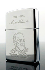Zippo accendino American President n.: 32 Franklin D. Roosevelt Zippo di V 1989