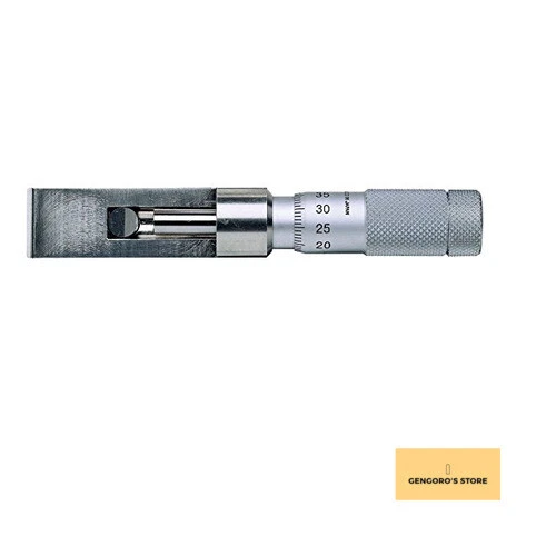 Mitutoyo 147-105 Can Seam Micrometer  Ratchet Stop  0-13mm Range  0.01mm