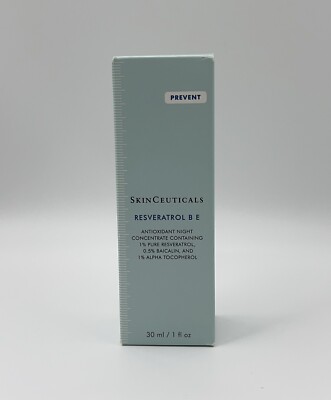 SkinCeuticals Resveratrol B E BE Night Concentrate 1oz / 30ml New