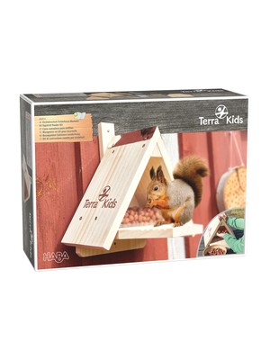 HABA Outdoor-Spielzeug Terra Kids Eichhörnchen Futterhaus-Bausatz, Haba 306914