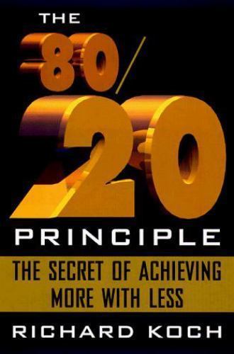 the 80 20 principle the secret of achieving more with less by richard koch 1998 hardcover for sale online ebay the 80 20 principle the secret of achieving more with less by richard koch 1998 hardcover for sale online ebay